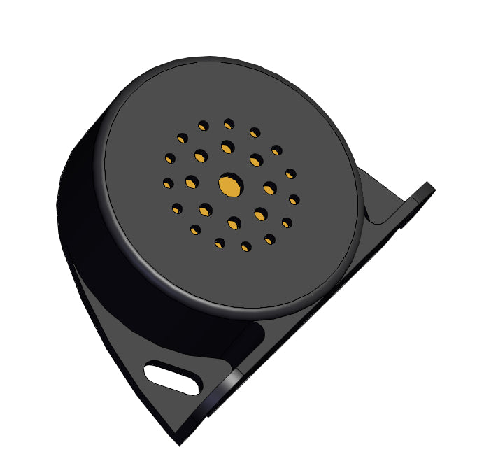 Back Up Alarm 12/24/48 Vdc 97dB Wired